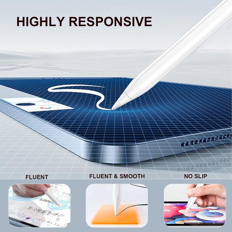 Capacitive Stylus Blue High-Precision Writing Digital Pen - Universal Compatibility Touch Screen Pen for Android Tablets, Note-Takers, Digital Artists - Image 1