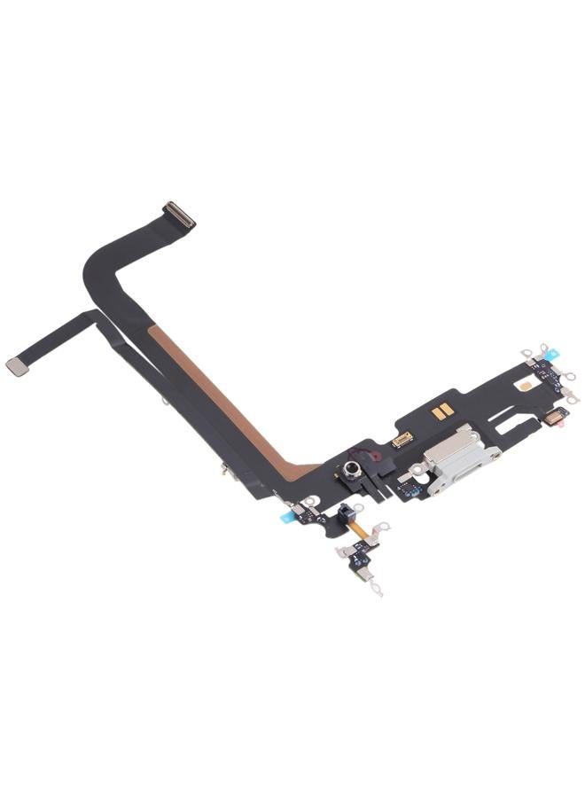 erorex Original Charging Port Flex Cable for iPhone 13 Pro Max(White) - Image 2