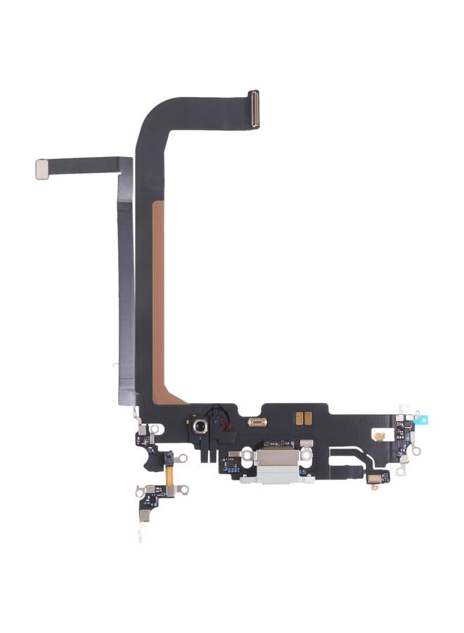 erorex Original Charging Port Flex Cable for iPhone 13 Pro Max(White) - Image 1