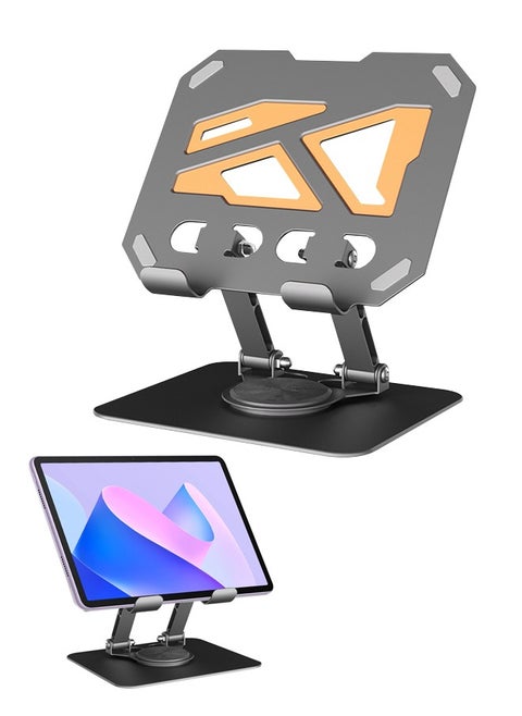 Foldable Laptop Stand, Ergonomic Tablet Holder with 360° Rotation, Perfect for Multiple Sizes of Laptops and Tablets