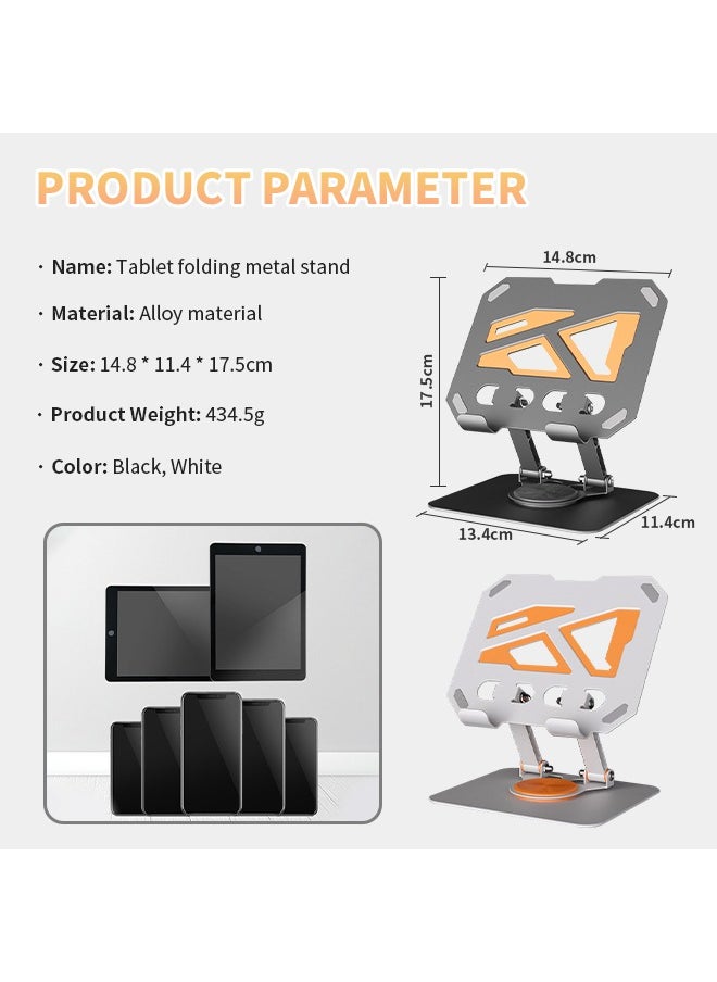 Generic - Foldable Laptop Stand, Ergonomic Tablet Holder with 360° Rotation, Perfect for Multiple Sizes of Laptops and Tablets - Image 1