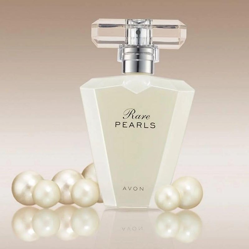 AVON Rare Pearls Eau De Parfum Spray for Women, 1.7 fl oz, Elegant Soft Floral Fragrance with Magnolia, White Pepper and Rosewood, Long Lasting and Timeless Scent - Image 3