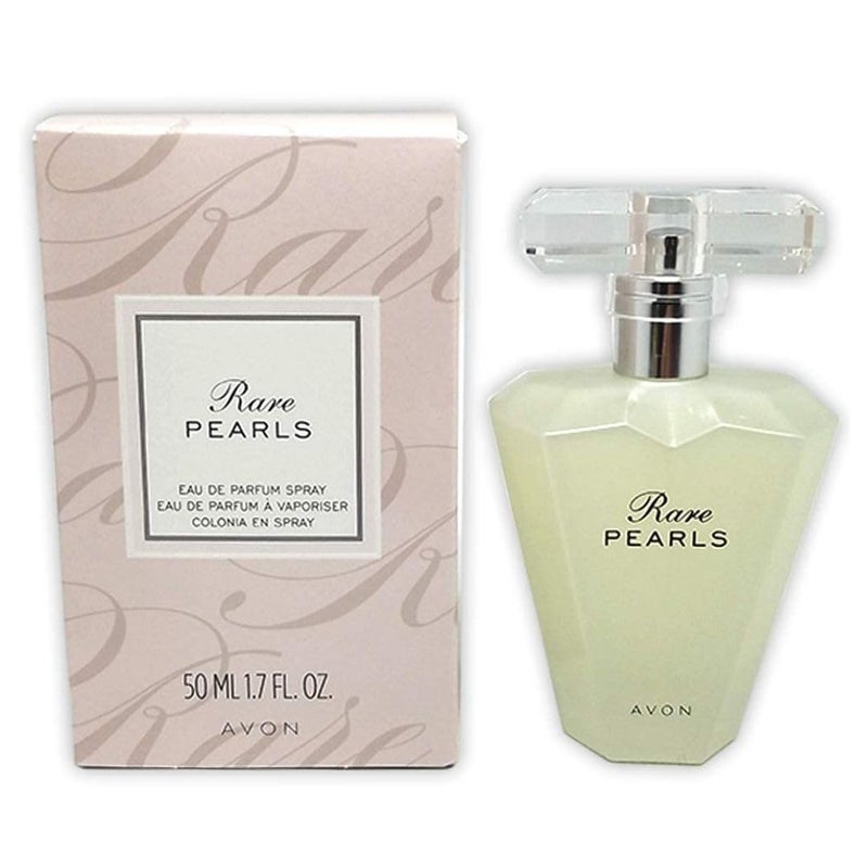 AVON Rare Pearls Eau De Parfum Spray for Women, 1.7 fl oz, Elegant Soft Floral Fragrance with Magnolia, White Pepper and Rosewood, Long Lasting and Timeless Scent - Image 1