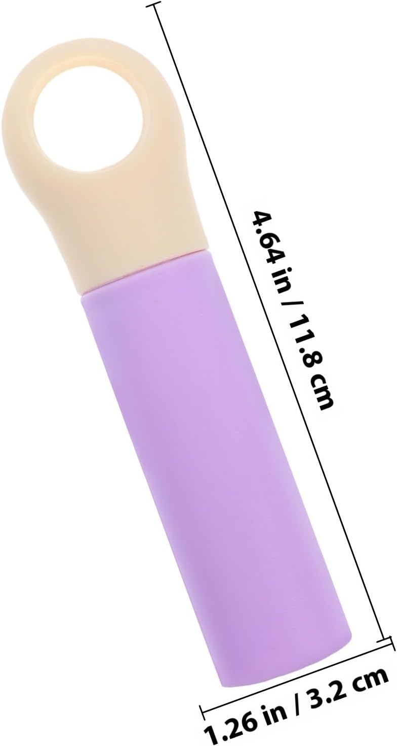 VICASKY 3pcs 22mm Broom Handle Grips Mop Handle End Caps Replacement Dustpan Pole End Caps Light Purple for Home Floor Cleaning Accessories - Image 2