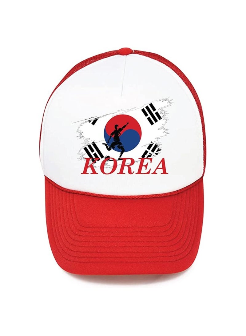 قبعة رياضية كورية مع قفل بلاستيكي قابل للتعديل للرجال والنساء - Image 1