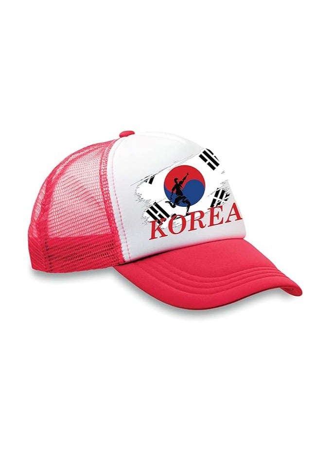 قبعة رياضية كورية مع قفل بلاستيكي قابل للتعديل للرجال والنساء - Image 2