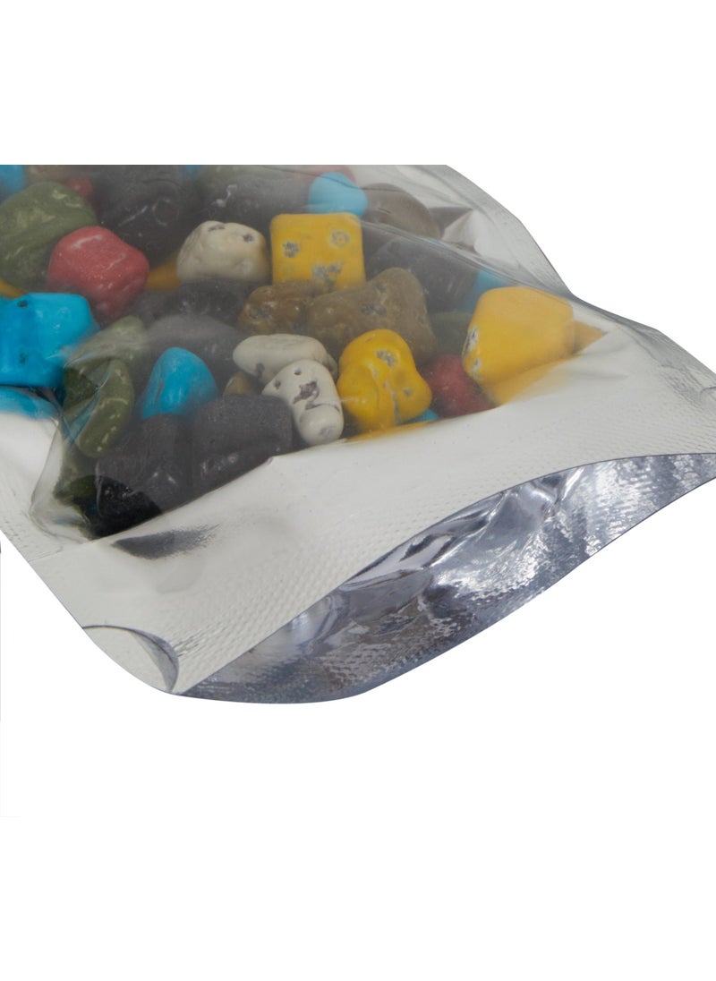 Packanya 8,5x14,5x2,5 Cm-500 Pieces Transparent Metalized Doypack  - Image 3
