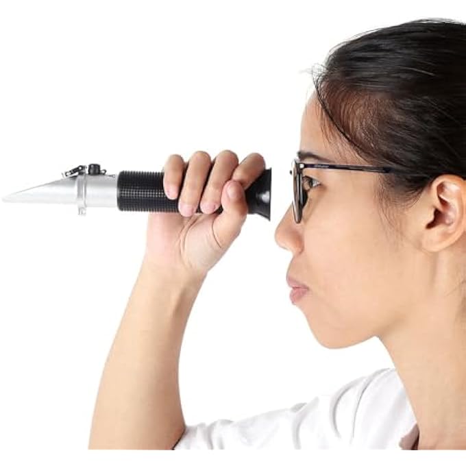 rayihni Handheld Alcohol for Scientific Research, Alcohol Purchase, 0 to 80% Professional Alcohol Content Measurement Tool Tester for Spirits Distilled - Image 2