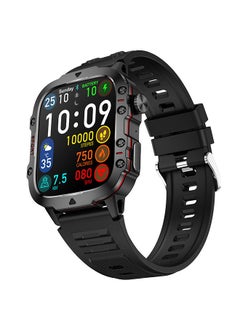 JOYFOCUS QX11 Full Screen Touch Smartwatch With Bluetooth Call, 1.96 "Display, Suitable For Android 4.4 And Ios 9.0 And Above, Apple 5s And Above (Black)  - Image 2