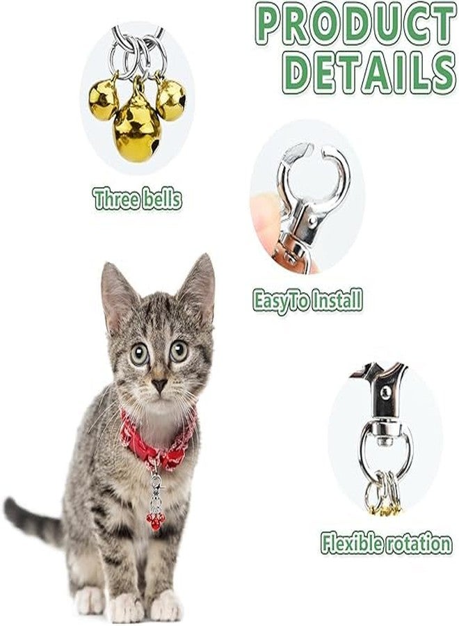 KalamkariX 3 PCS Dog Bells for Neck, Antique Cross-Shaped Pet Collar Bells, Lightweight and Durable for Small Dogs and Cats, Indoor and Outdoor Use, DIY Keychain Accessories - Image 5