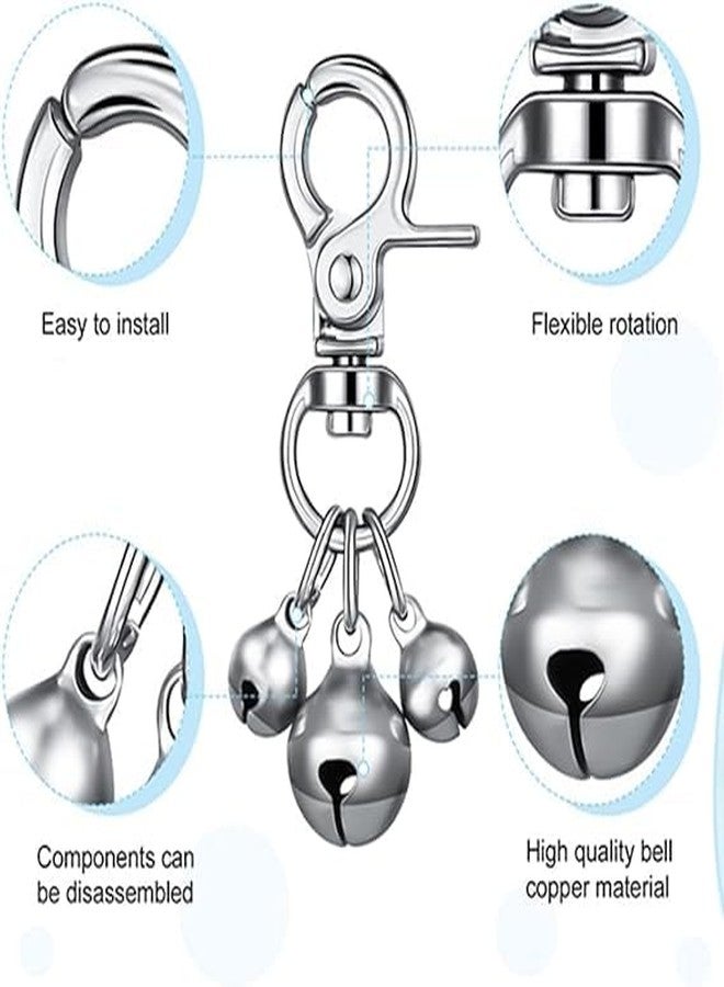 KalamkariX 3 PCS Dog Bells for Neck, Antique Cross-Shaped Pet Collar Bells, Lightweight and Durable for Small Dogs and Cats, Indoor and Outdoor Use, DIY Keychain Accessories - Image 3