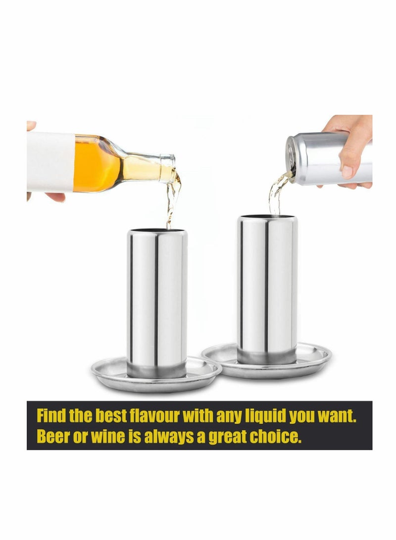 Excefore Can Chicken Holder for Grill Oven, Chicken Throne Whole Chicken Roaster With Canister - Image 4