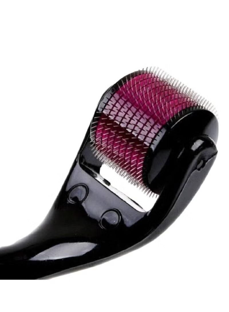 Loquat Face Wrinkles And Hair Loss Treatment Roller Black/Pink - Image 4