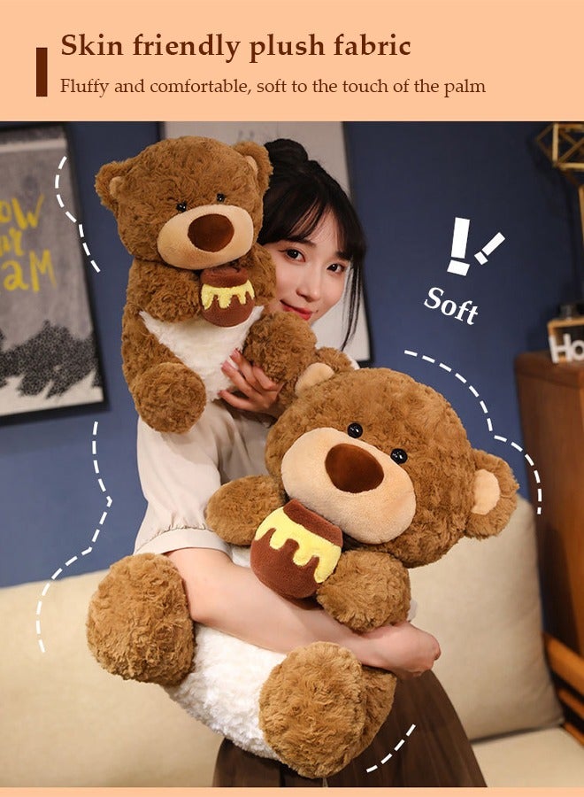 DUNISO Large Plush Bear Toy Giant Bear Doll 35cm Big Bear Stuffed Animals Plush Toy Soft Huge Stuffed Bear Pillow Gift for Graduation Birthday Wedding Decorations Party Favors - Image 3