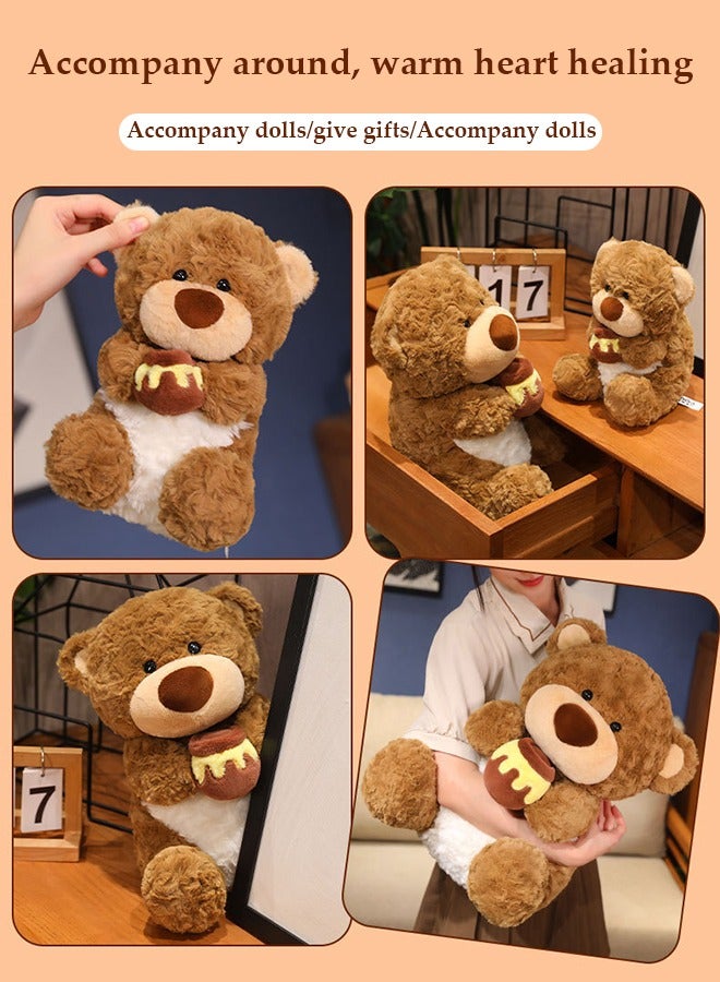 DUNISO Large Plush Bear Toy Giant Bear Doll 35cm Big Bear Stuffed Animals Plush Toy Soft Huge Stuffed Bear Pillow Gift for Graduation Birthday Wedding Decorations Party Favors - Image 5