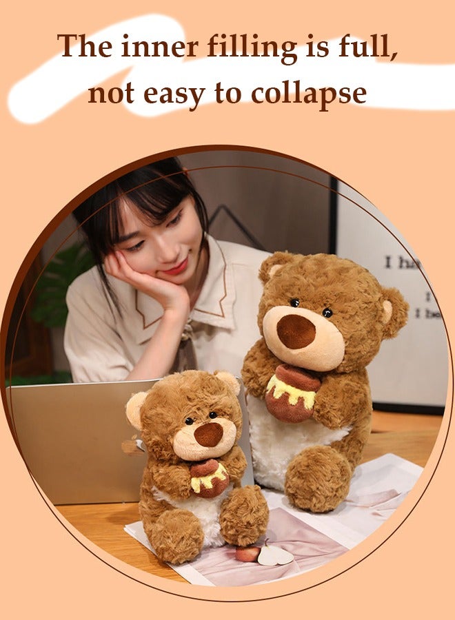 DUNISO Large Plush Bear Toy Giant Bear Doll 35cm Big Bear Stuffed Animals Plush Toy Soft Huge Stuffed Bear Pillow Gift for Graduation Birthday Wedding Decorations Party Favors - Image 4