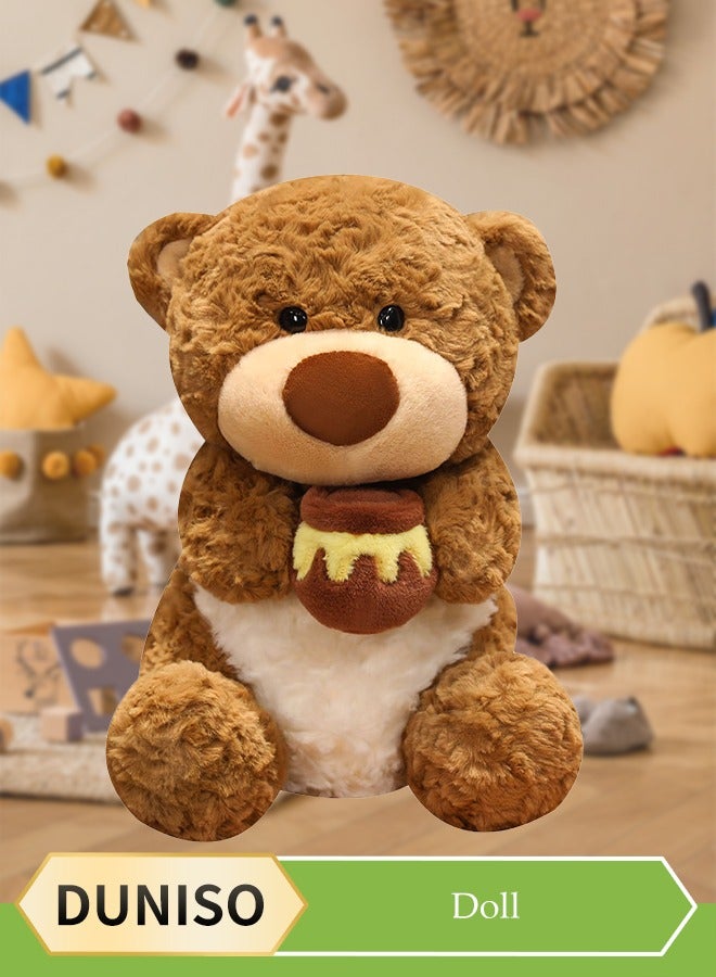 DUNISO Large Plush Bear Toy Giant Bear Doll 35cm Big Bear Stuffed Animals Plush Toy Soft Huge Stuffed Bear Pillow Gift for Graduation Birthday Wedding Decorations Party Favors - Image 2