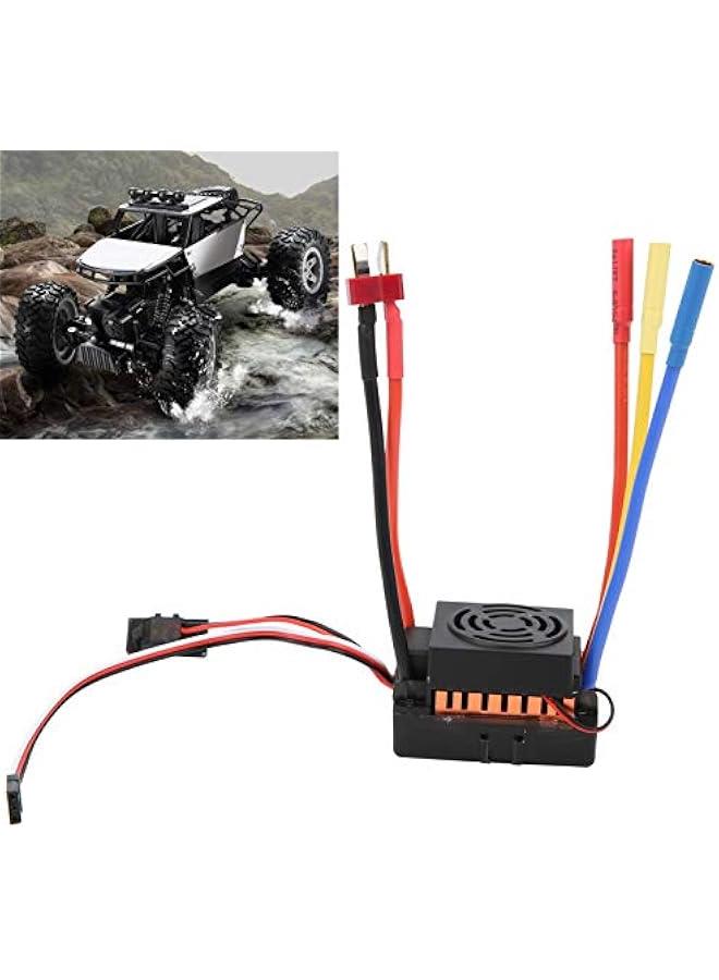 45A Brushless ESC, RC Airplane Aircraft Helicopter Electronic Speed Controller Accessory Parts Accessory Motor Speed Controller ESC for 1/10 RC Car Model(（45A）)  - Image 2