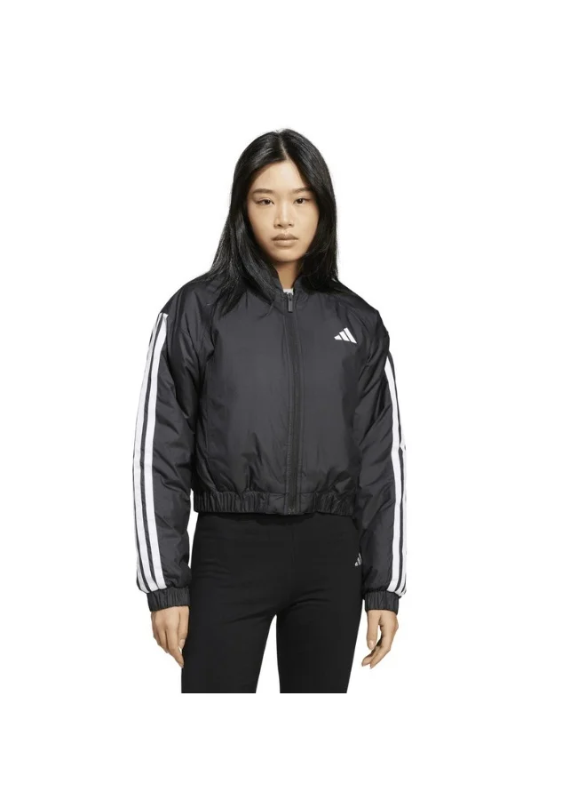 Adidas  essentials 3s insulated cropped bomber women jacket for Women | Best Price UAE