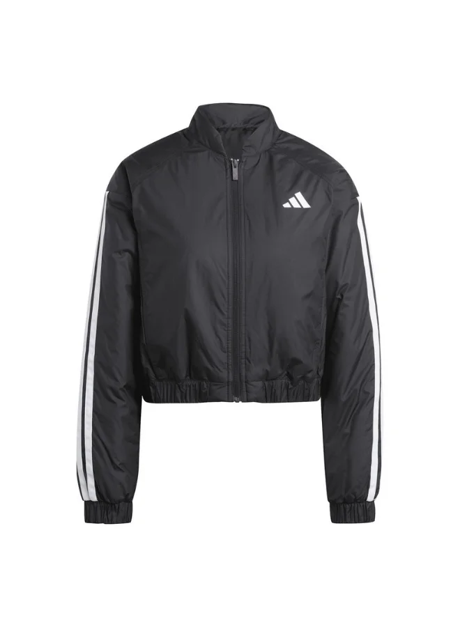 Adidas  essentials 3s insulated cropped bomber women jacket for Women | Best Price UAE