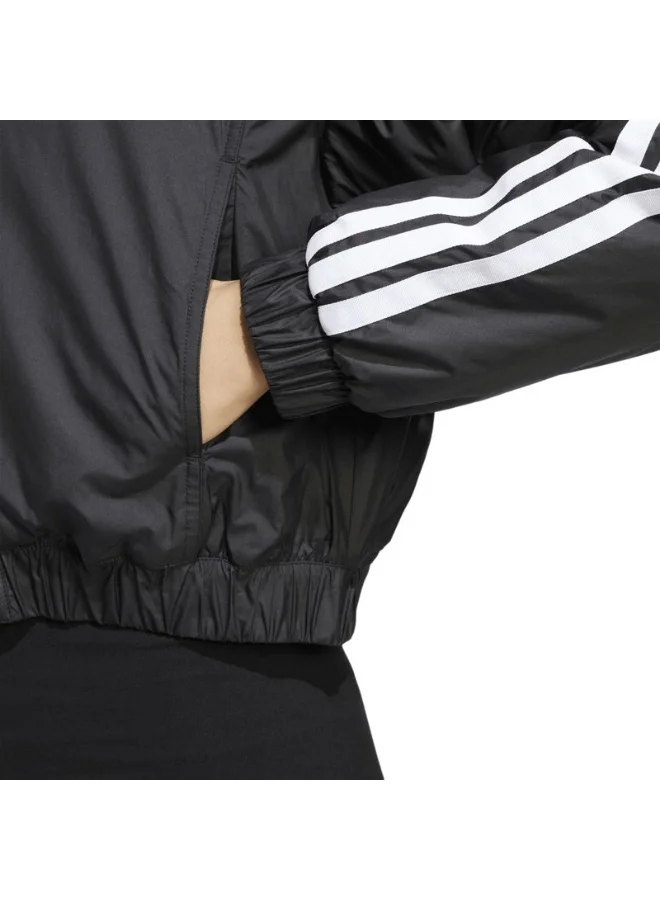 Adidas  essentials 3s insulated cropped bomber women jacket for Women | Best Price UAE