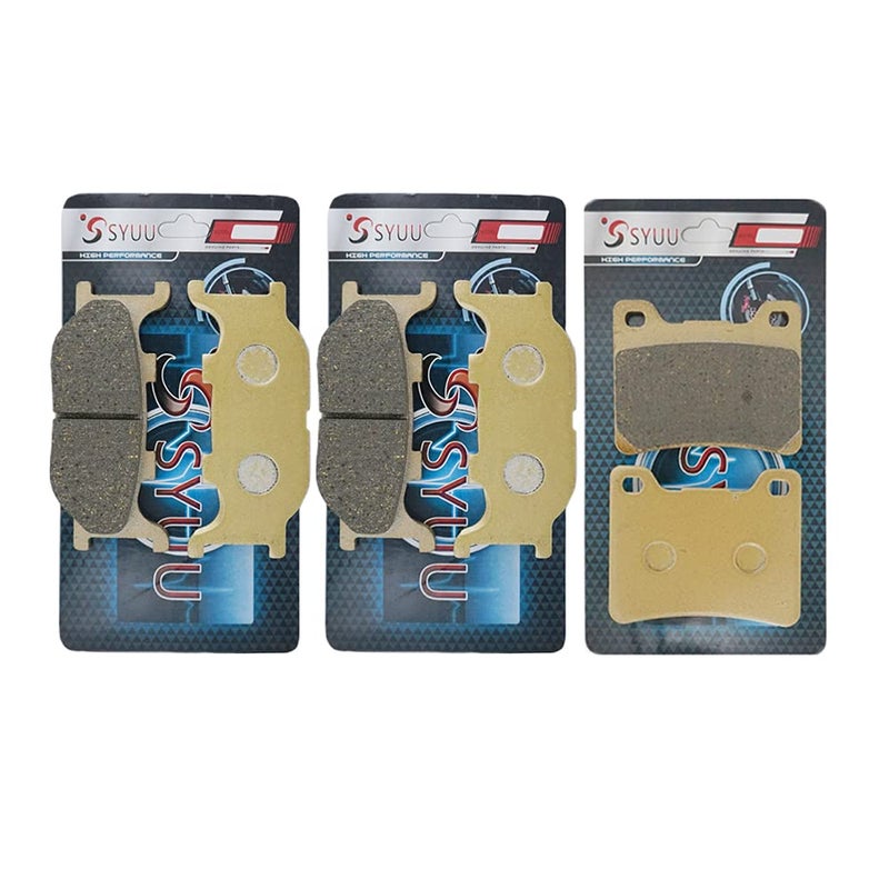 Generic SYUU Motorcycle Aftermarket part Front Rear Brake Pads Brakes for Yamaha XVS 1100 VStar Classic Silverado Custom Midnight 1999-2009 FA199F FA088R  - Image 1