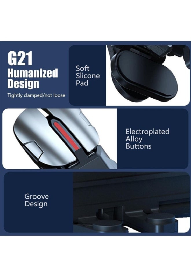 G21 Mobile Game Controller Trigger for PUBG – L1R1 Aim and Shoot Joystick Gamepad for Android & iOS, Retractable Handle, Low Latency, Portable Design - Image 2