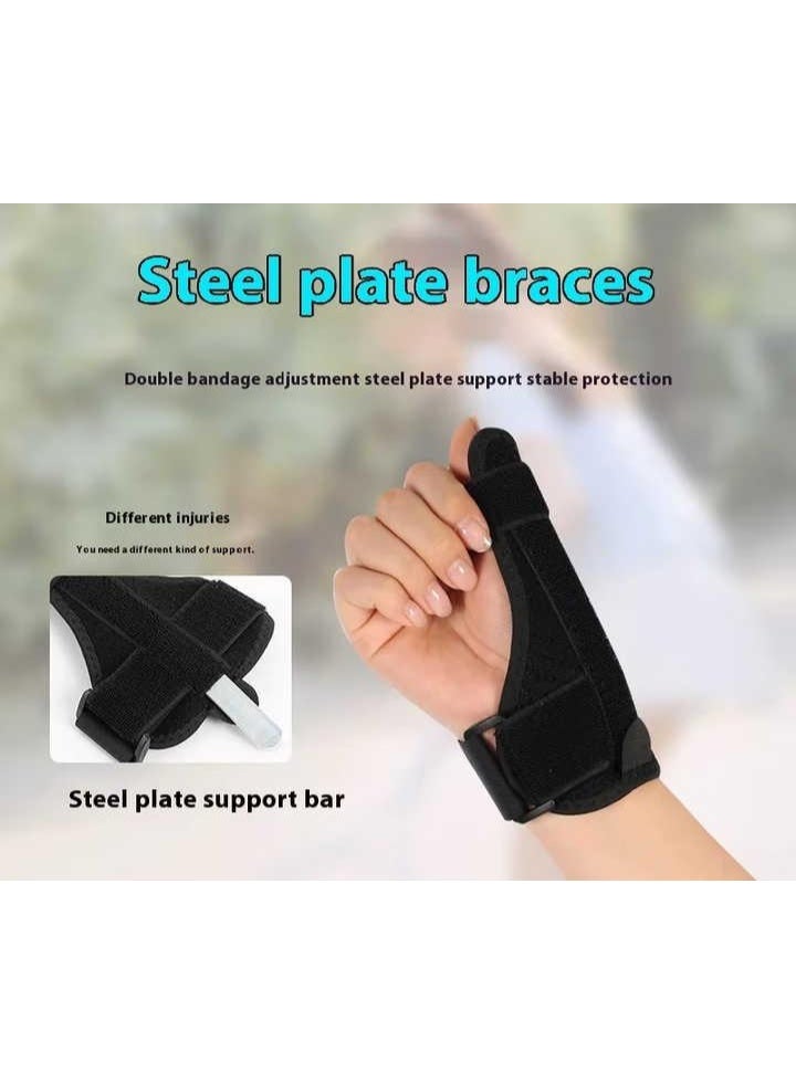 Finger Splint and pinky Splint Support for Trigger Finger boxer's Fracture Finger Fracture Tendonitis Metacarpal Fracture Sprains Fits Both Left and Right Hand - Image 4