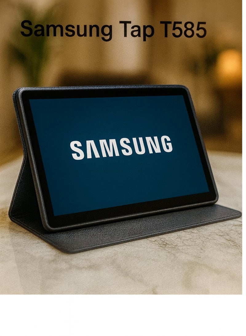 Full Protection Case with Stand for Samsung Tab A6 T585 – Grey - Image 1