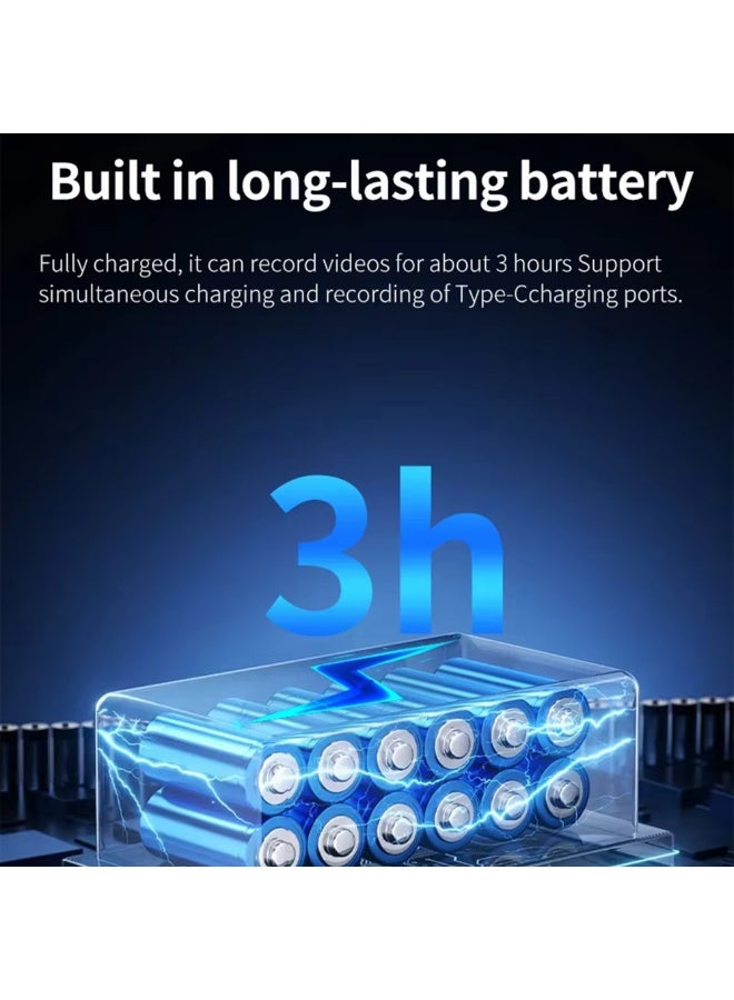 4K Thumb Action Camera with WiFi, Wearable Body Cam, Magnetic Mount for Hands Cycling, Travel & Sports Recording, Wide Angle Lens - Image 5