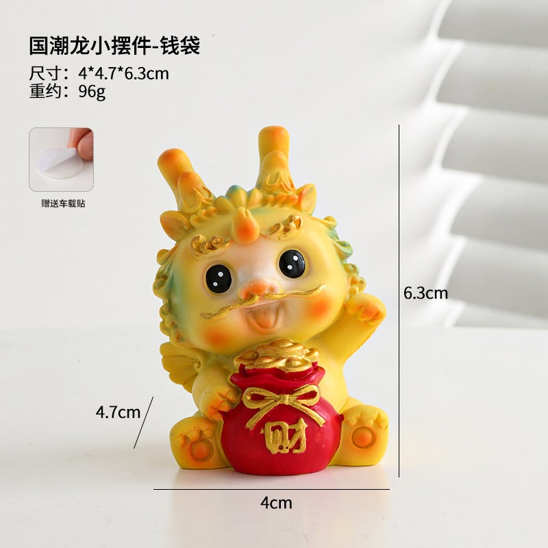 Dragon Year Fortune Dragon Cute Shaking Head Doll Decoration Cartoon Creative Fashion Play Desktop Decoration New Year'S Day New Year Gift - Image 1