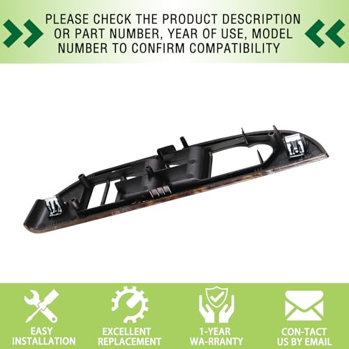 omoZone Window Switch Bezel Cover Front Left Driver Side Compatible with 2007-2009 Chevy Chevrolet Suburban Silverado Tahoe Avalanche,GMC Yukon XL Replaces 25924151 20877646 Door Switch Panel Trim - Image 5