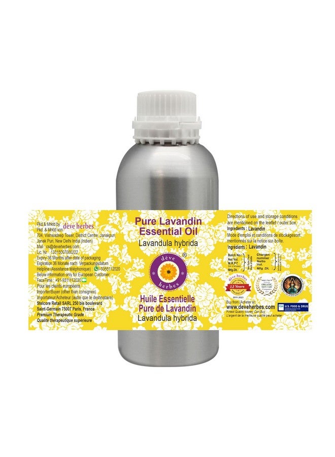 Deve Herbes Lavandin Essential Oil (Lavandula hybrida) Pure | Non-Sticky | Non-greasy | Lightweight | Men & Women | All Skin Types | Steam Distilled 630ml - Image 2
