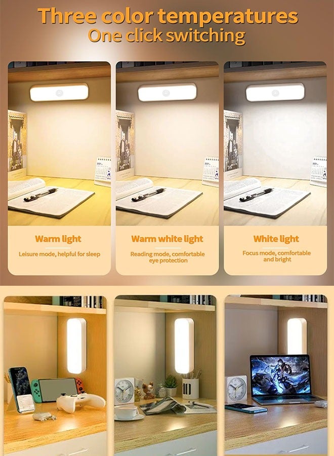 LED Sensor Night Light 100 lumens Warm Light Protect Eye Rechargeable with Magnet for Bedroom Cabinet, Corridor, Bathroom Lighting  - Image 5