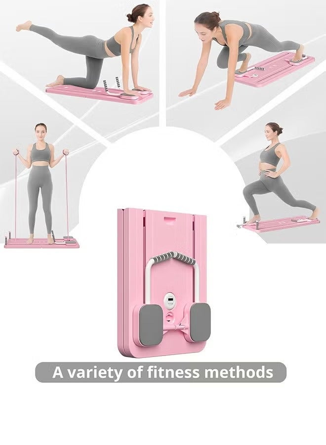 Rabos Multifunctional Sliding Pilates Reformer Board with Timer Ab Core Workout Trainer Machine - Image 3