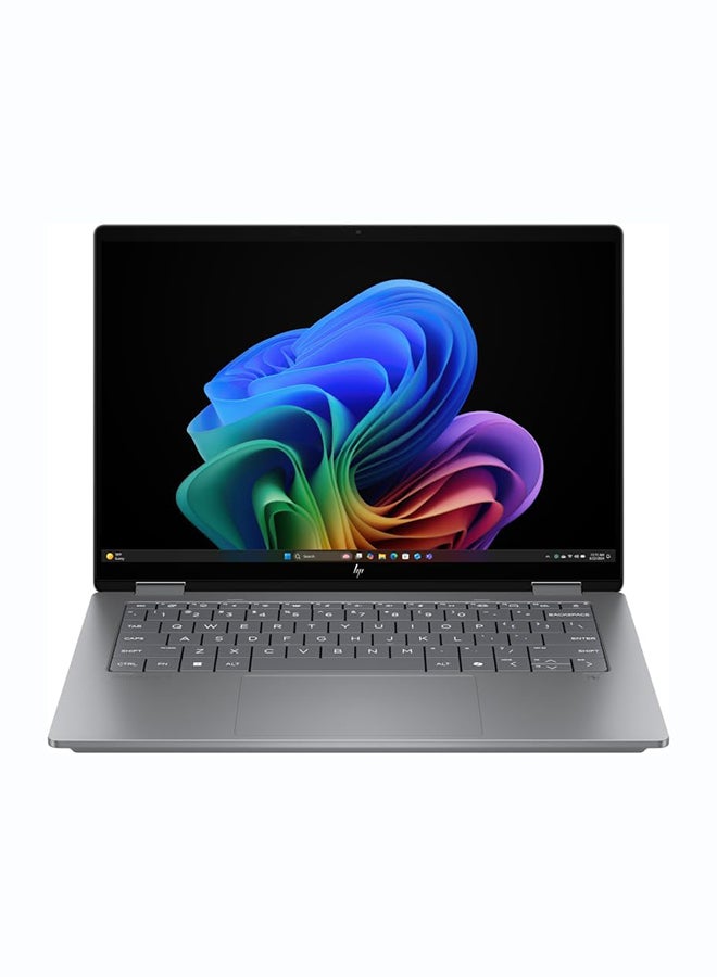 HP أومني بوك إكس فليب 14-fk0014ne (AMD Ryzen AI 7 350 / 24GB RAM / 1TB SSD / AMD Radeon 860M / شاشة لمس 3K بحجم 14 بوصة / فضي) - Image 1