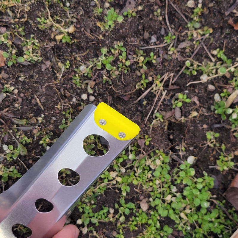 BoglerCo Ultralight Backpacking Trowel, 0.48 oz (13.5g) Yellow - Image 3