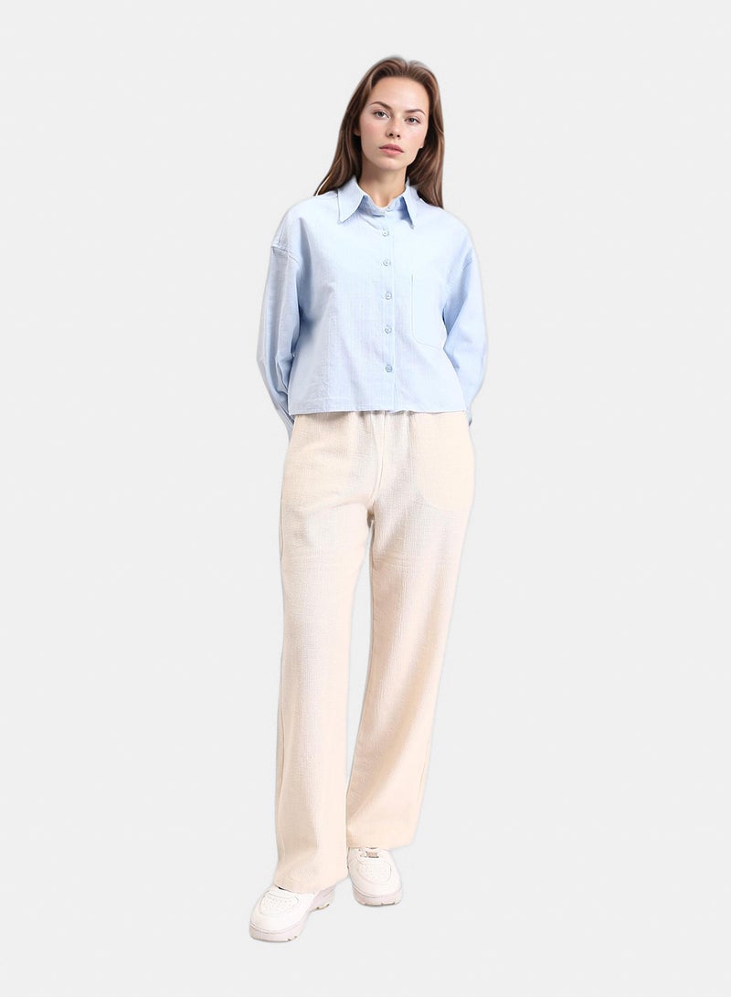 RAVIN Women Self Pattern Long Sleeves Cotton Shirt - Image 5