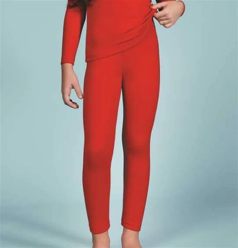 بيراك Thermal Girl Long Sleeve Undershirt Tights Underwear Set