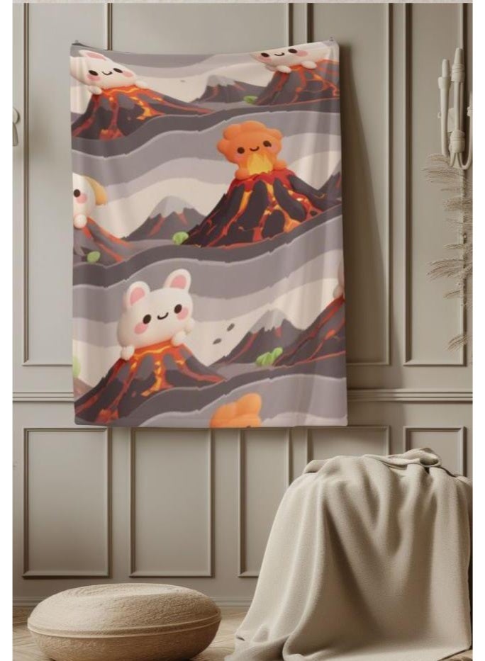 general Baby and children's cartoon flannel thin blanket (warm and comfortable, suitable for sleep, game use) 70cm*100cm - Image 3