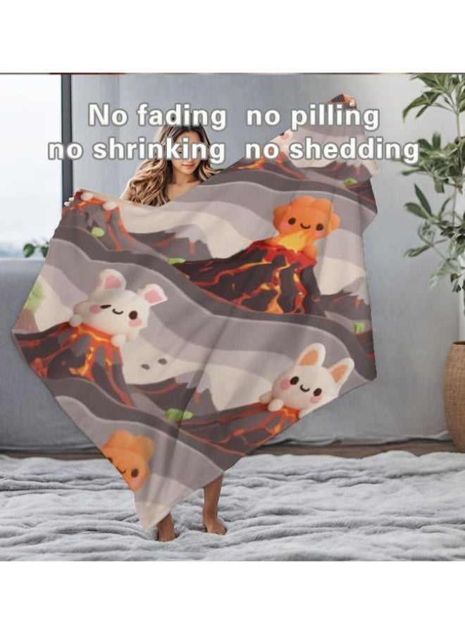 general Baby and children's cartoon flannel thin blanket (warm and comfortable, suitable for sleep, game use) 70cm*100cm - Image 4