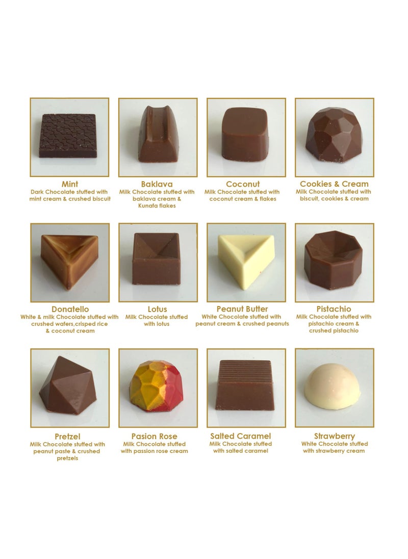 ORIENT DELIGHT - Mixed Chocolates 4 Pieces 40g - Image 1