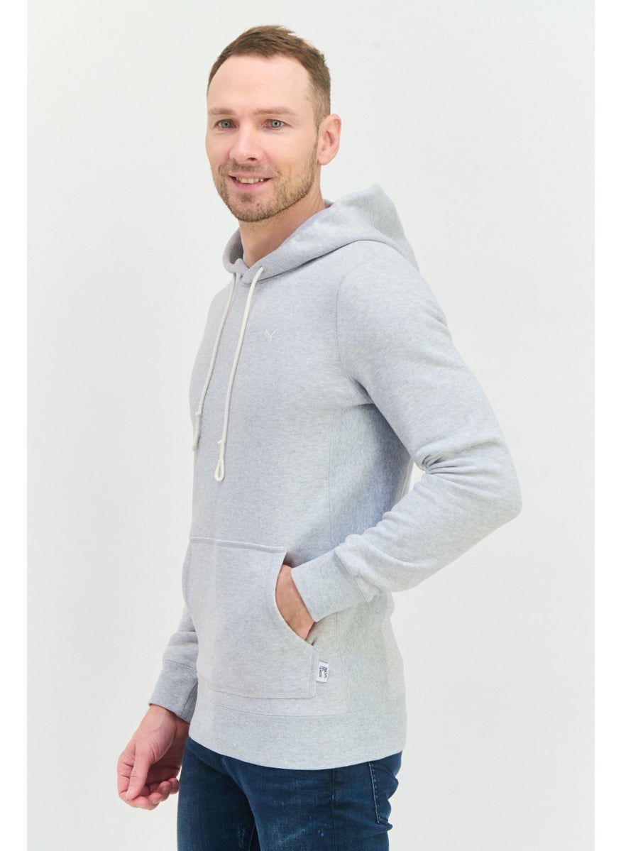 PUMA Men Sportswear Fit Long Sleeve Outdoor Hooded Sweatshirt, Grey  - Image 2