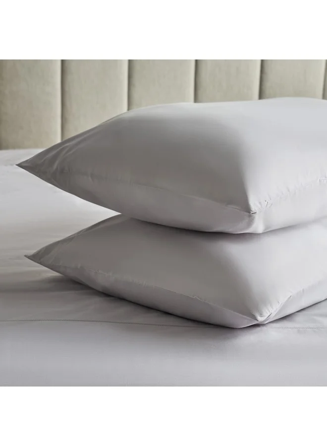 Home Box Purely-percale 2-Piece 300TC Percale Single Duvet Quilt Cover Set 200 x 135 cm