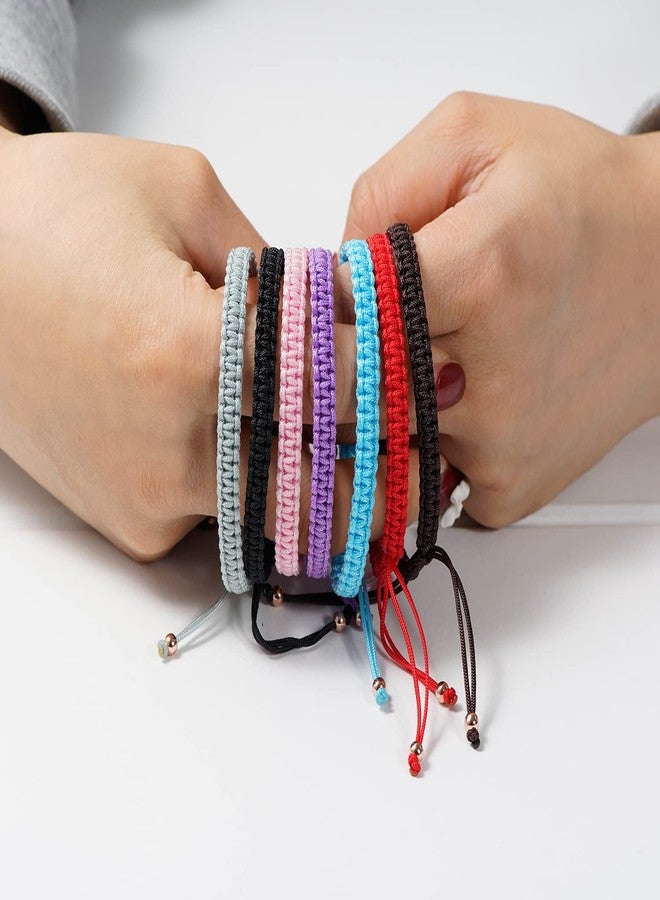 JENDEAR SHINE Braided Rope Bracelet Ladies Men, Birthday Friendship Couple Gifts Handmade Jewelry - Image 3