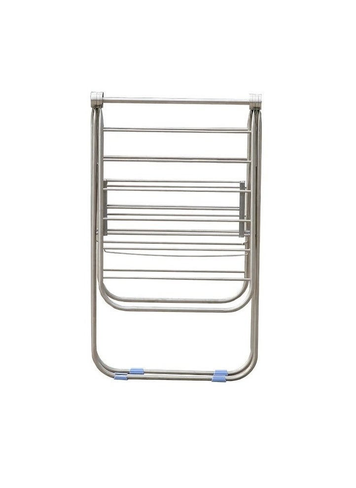 VIO Stainless Steel Cloth Drying Rack 5 Bar Foldable Collapsible Space Saving Laundry Clothes Dryer Stand for Home Indoor Outdoor Durable Easy Storage Durable Adjustable Rust Resistant  - Image 2