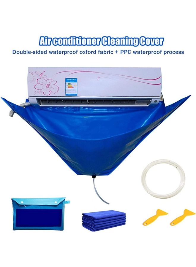 XiuWoo Air Conditioner Cleaning Cover Blue - Image 3