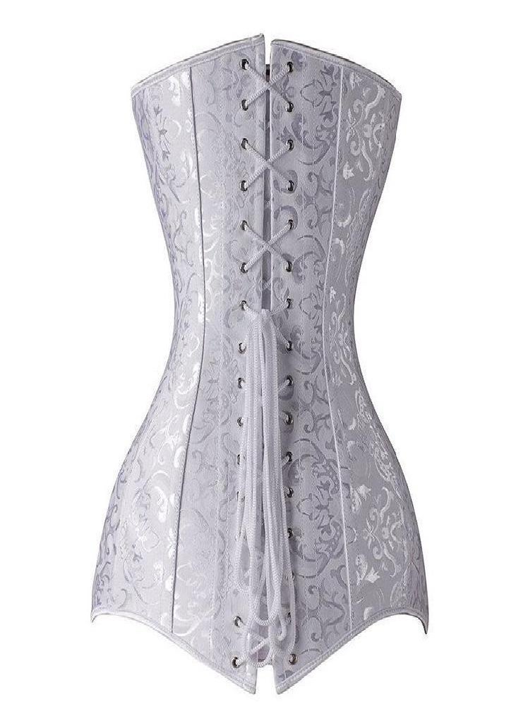 Eckek - Women Plus Size Long Corsets and Bustiers Gaine Burlesque Corsage - Image 1