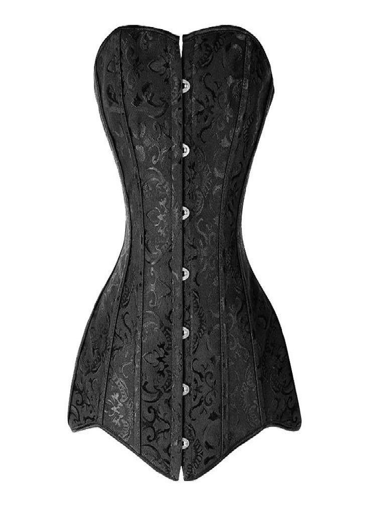 Eckek - Women Plus Size Long Corsets and Bustiers Gaine Burlesque Corsage - Image 1