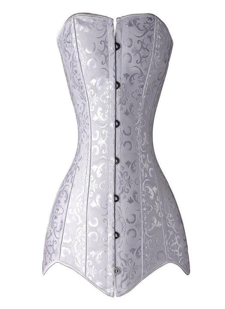Eckek - Women Plus Size Long Corsets and Bustiers Gaine Burlesque Corsage - Image 1